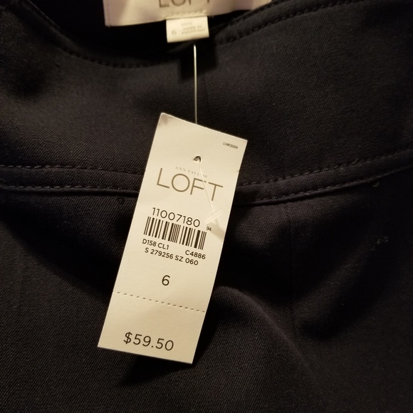 Ann Taylor Loft Navy Sailor Pants NWT - Picture 4 of 5